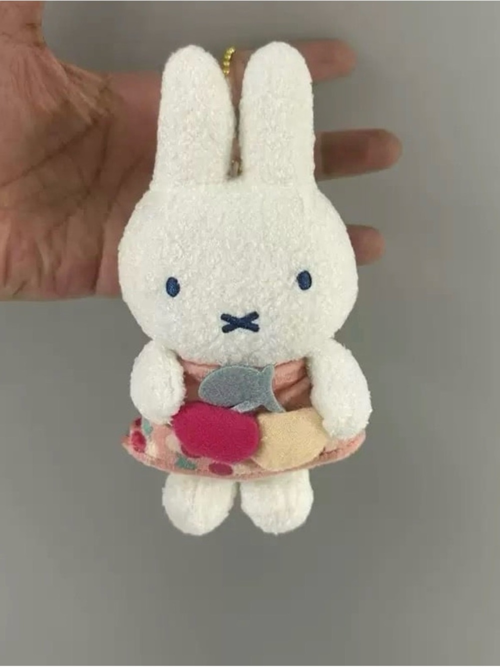 Miffy plush keychain